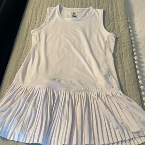 Girls Fila white tennis dress